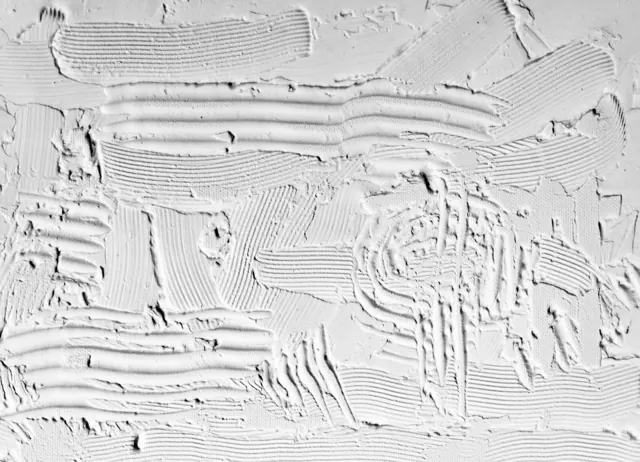 Freshly troweled plaster texture